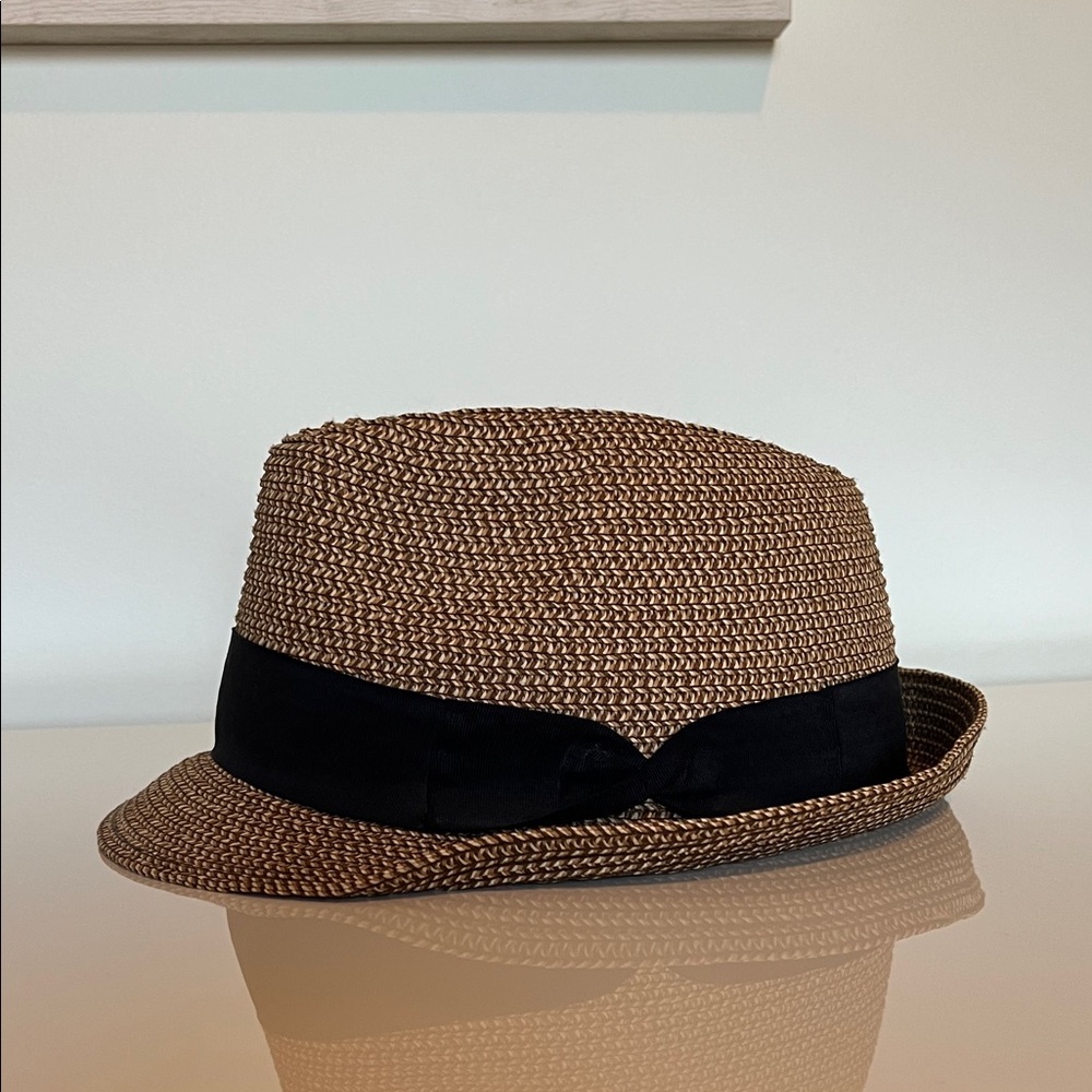 Nordstrom Brown Fedora with Black Band